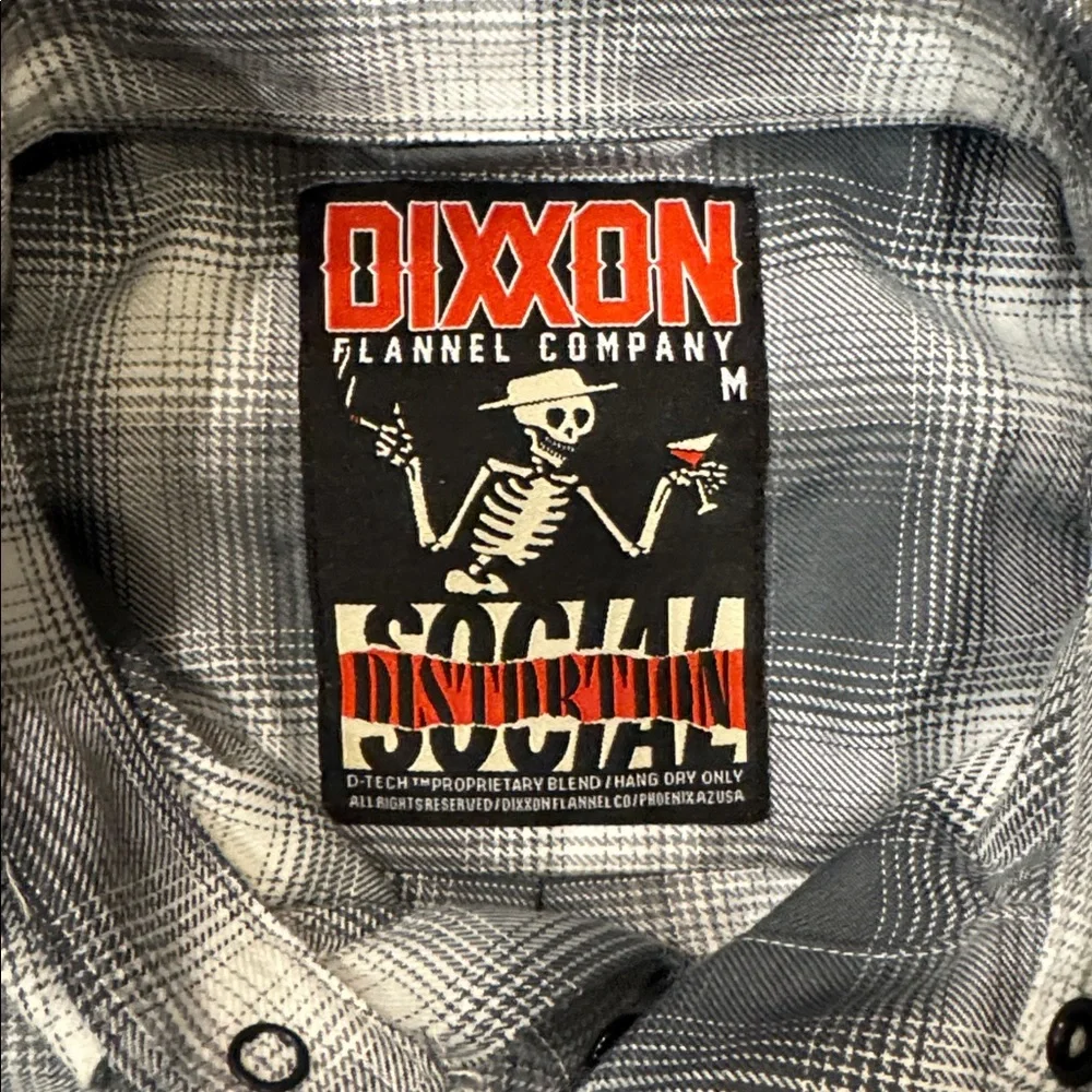 DIXXON Flannel Social Distortion Shirt - Picture 5 of 6